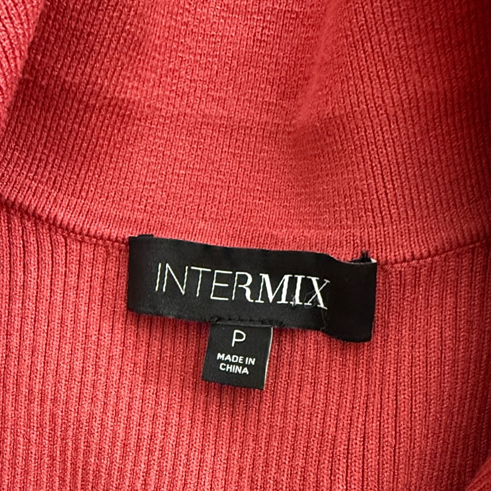 INTERMIX Ribbed Button-Up Cardigan P (XS) - Picture 6 of 6
